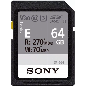 Карта памяти Sony SF-E64/T1 SDXC 64 GB